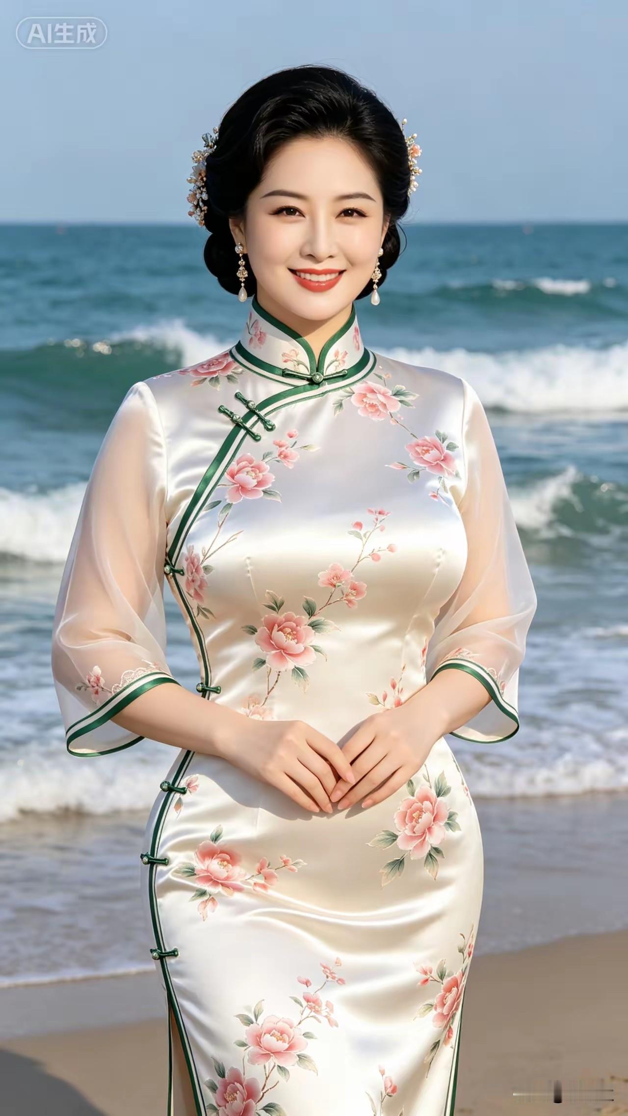 旗袍对于东方女性有哪些魅力所在?旗袍魅力，修身裁剪。端庄典雅，雍容华贵。大
