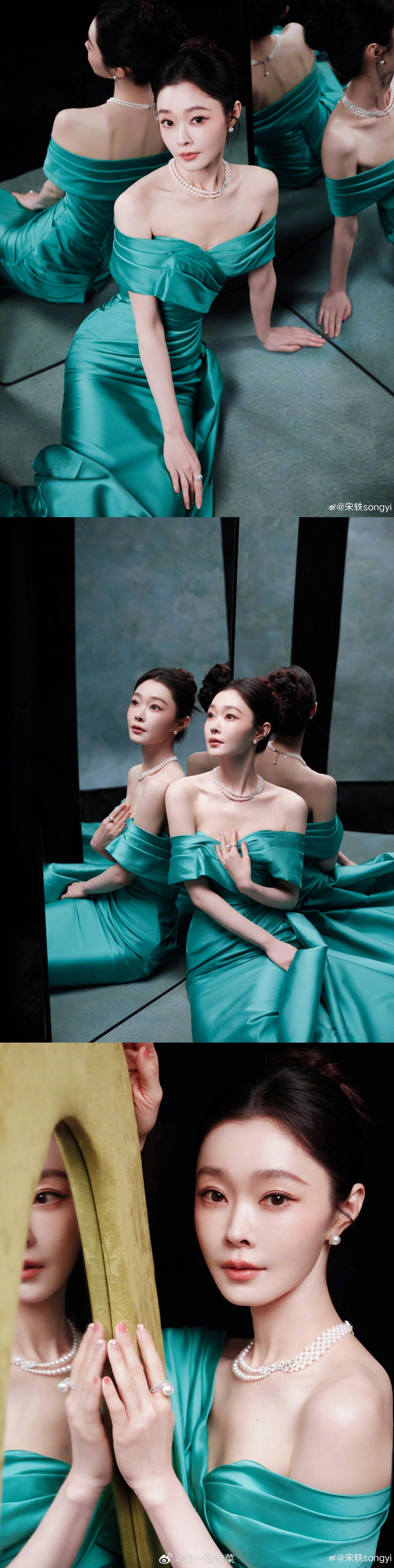 微博之夜女明星出图脸蛋状态在线但有几套感觉像在拍广告片工作室审美要提高辛芷