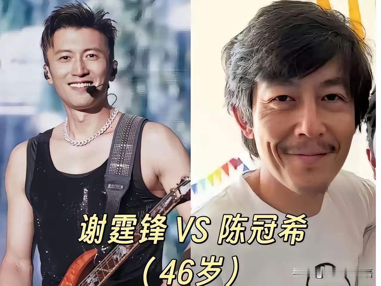 谢霆锋，你可真是好样的，你把比你帅气的陈冠希给熬老了，你把比你难看的贾冰也熬老了
