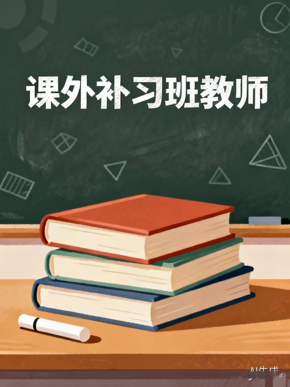 哪个人会给课外补习班上课呢?一般是有教师证但没有正式编制的人给课外补习班上课