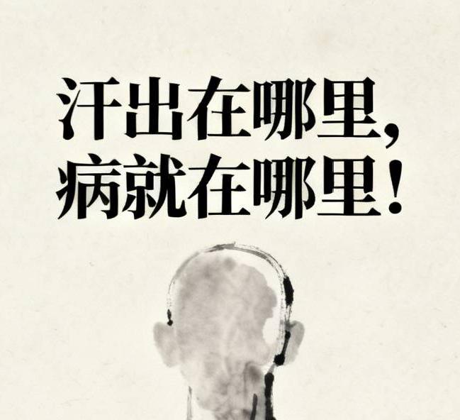 汗出在哪里，病就在哪里！10种异常出汗的原因和调理方向，一次说清：1.头汗
