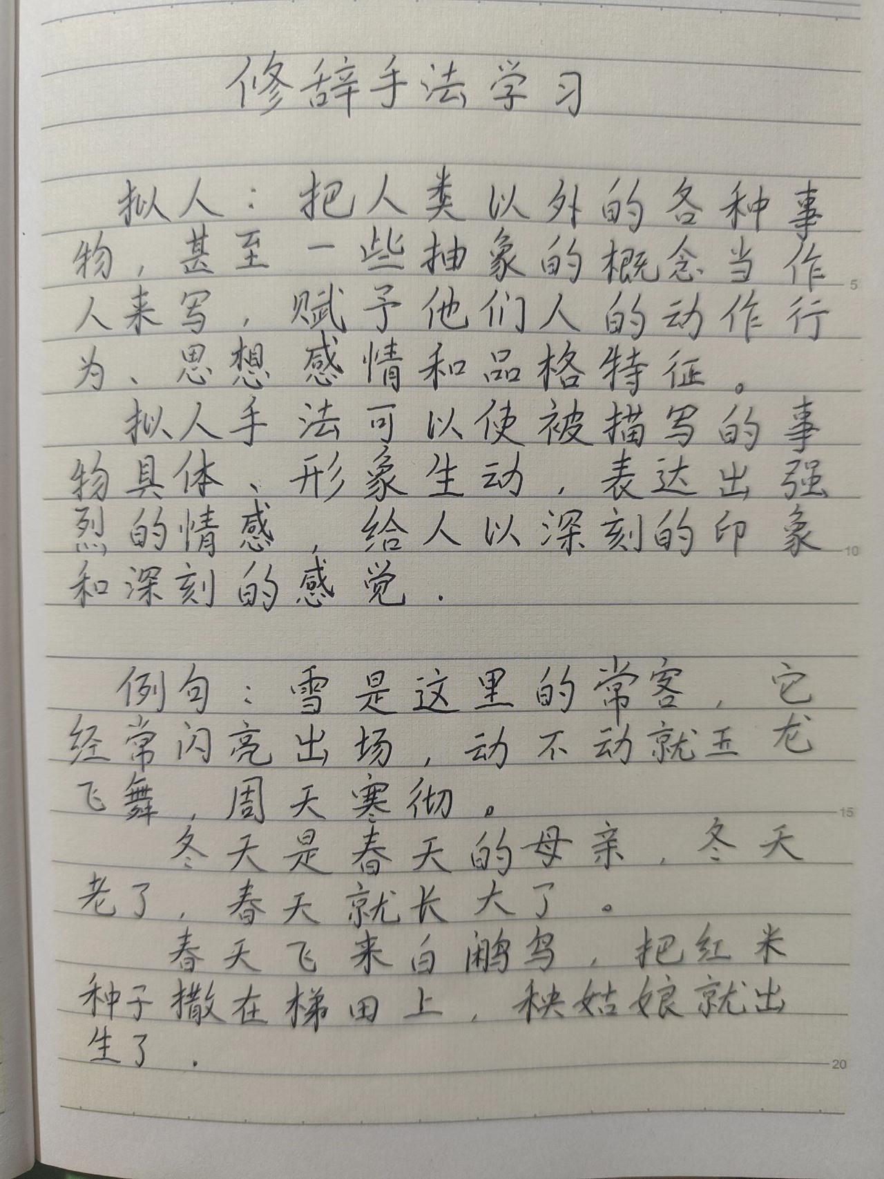 手写文字每天学点知识