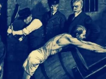 英国维多利亚时期的奇葩鞭刑。犯人被执行鞭刑之前，施刑者会把一块去皮的生姜塞入犯人