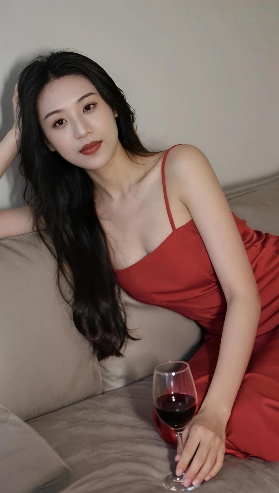 风情万种红是心动，素是心安💓✨​时光慢煮，自在随心☕️一半热烈，一半温柔