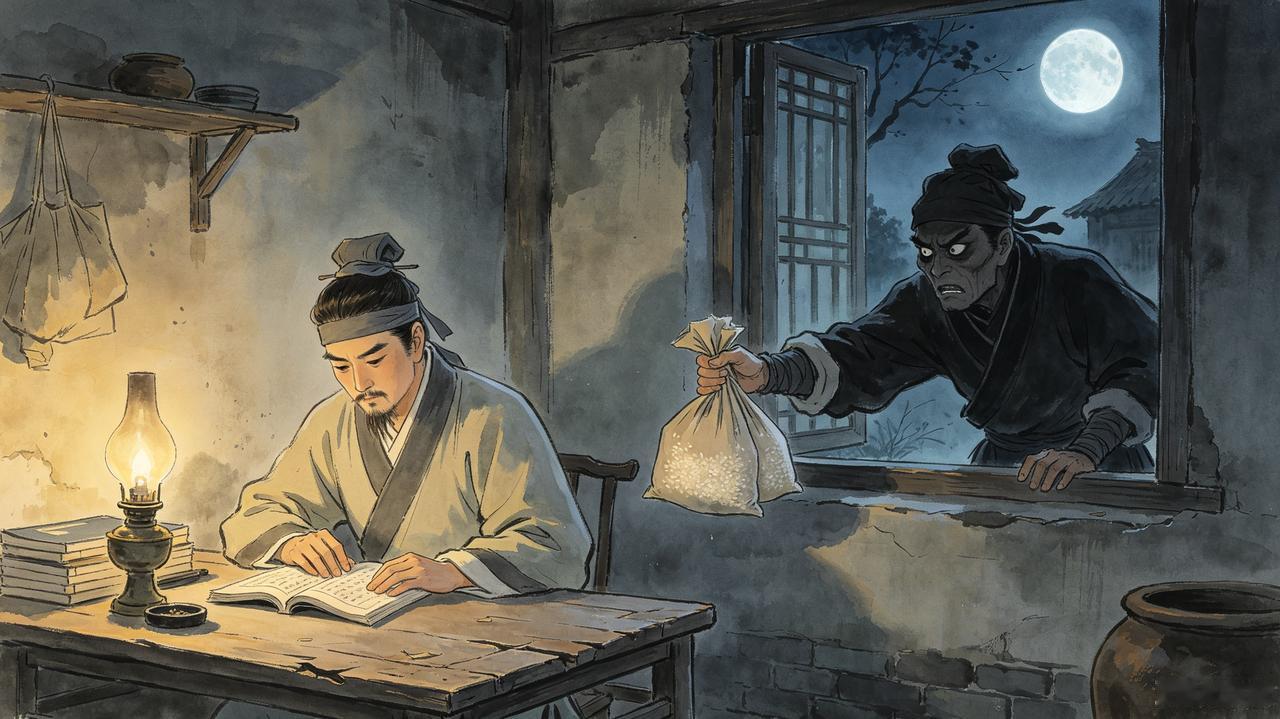 明朝正德年间，兰陵有个叫陈五的贼。他本喜好读书，奈何家贫，无力供读，最终沦落为贼
