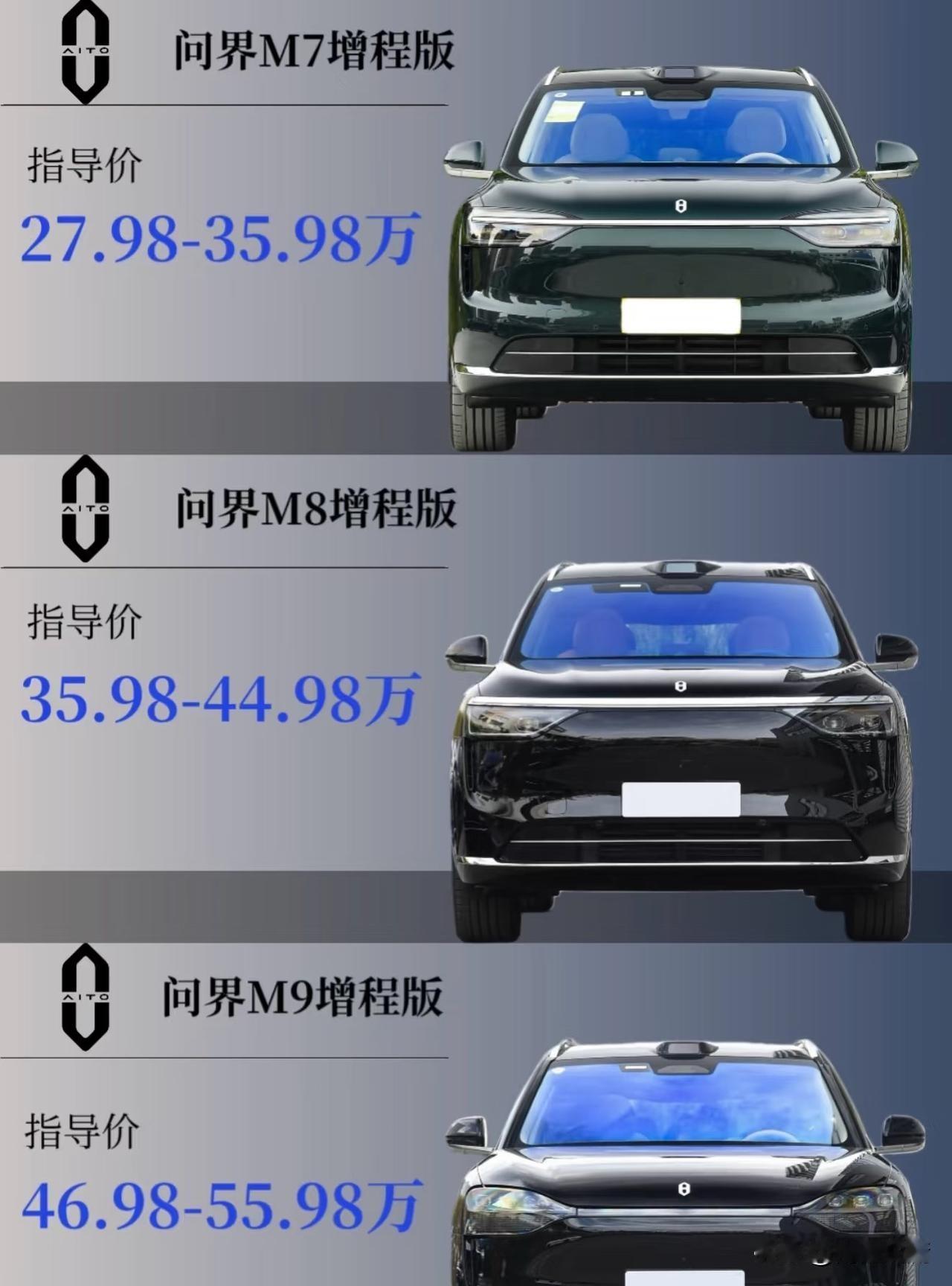 分别适合怎样的家庭？问界M7/M8/M9增程版：从家用到豪华的全场景出行方案