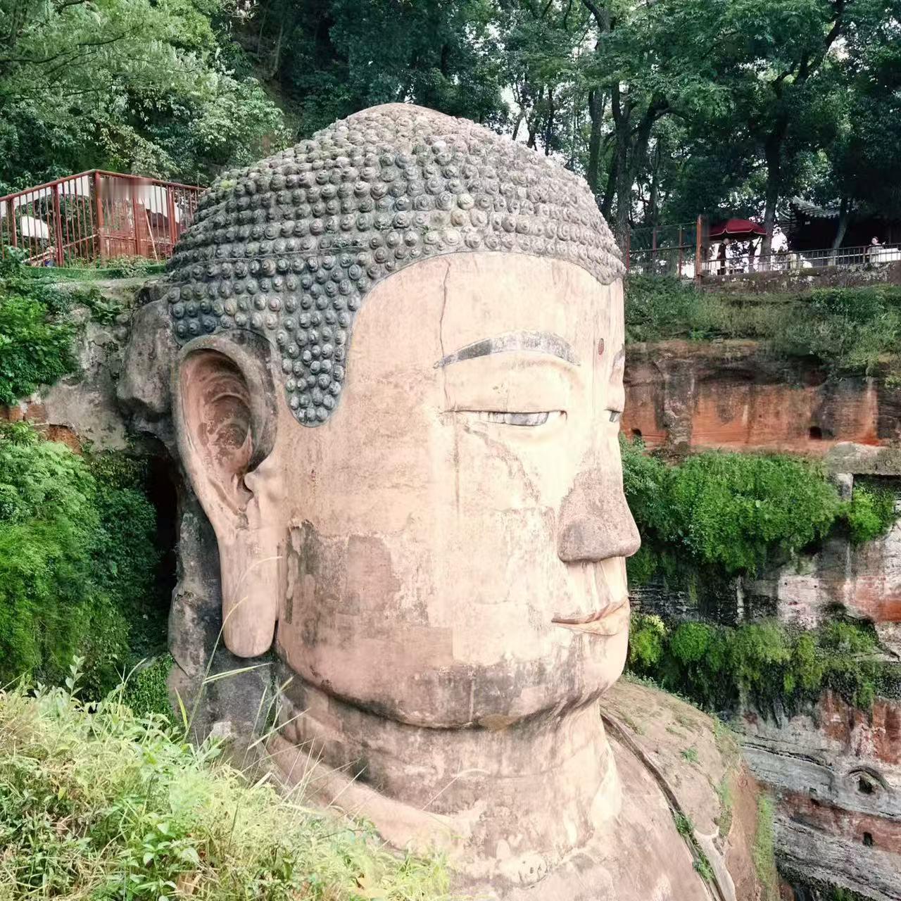 四川旅游，乐山大佛美景攻略✨🗺️推荐游览路线（北门进❗）北门入园👉凌云寺