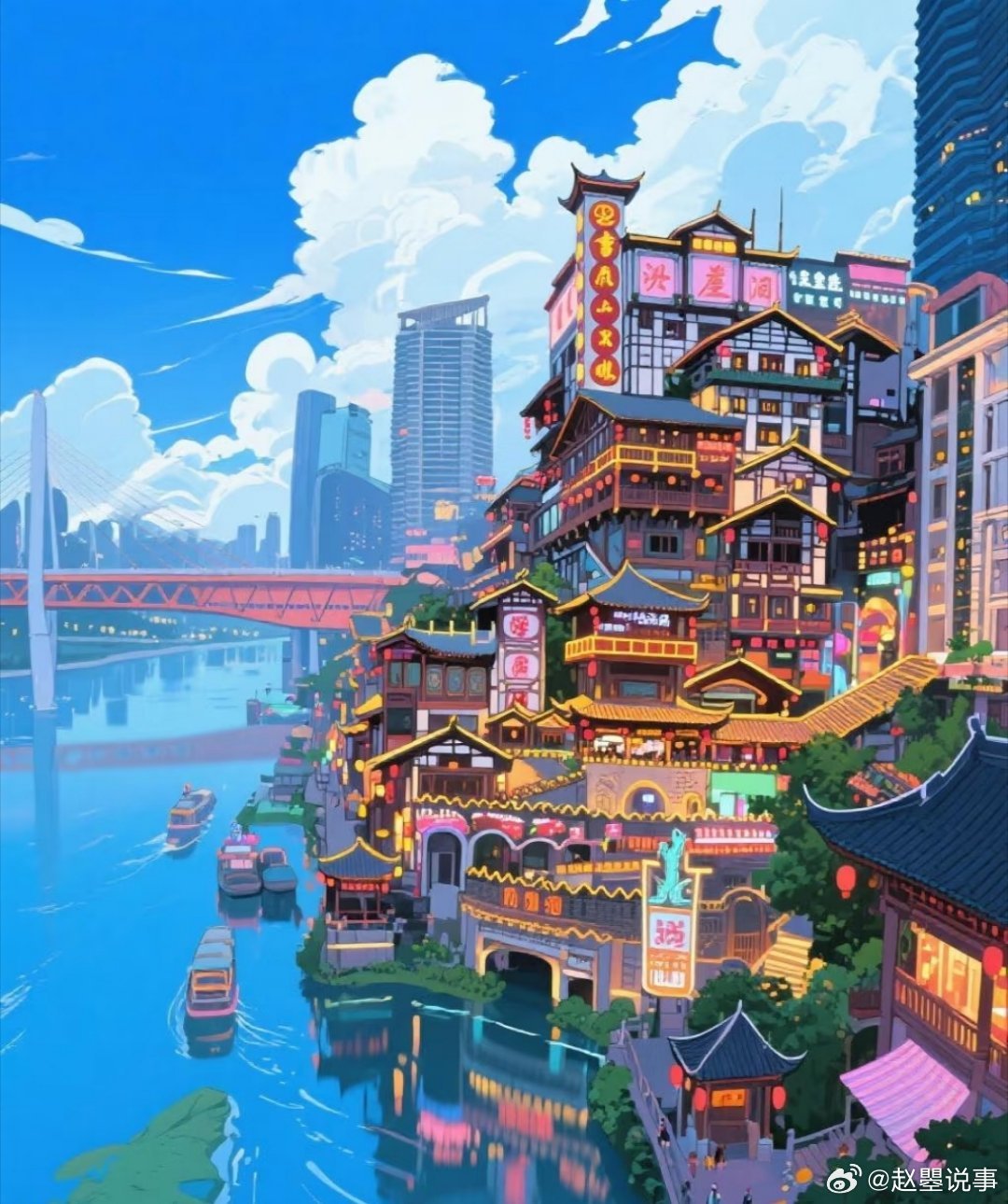 难怪重庆人都过得这么巴适重庆人真的太会热爱生活了！山城处处是烟火，美食相伴，
