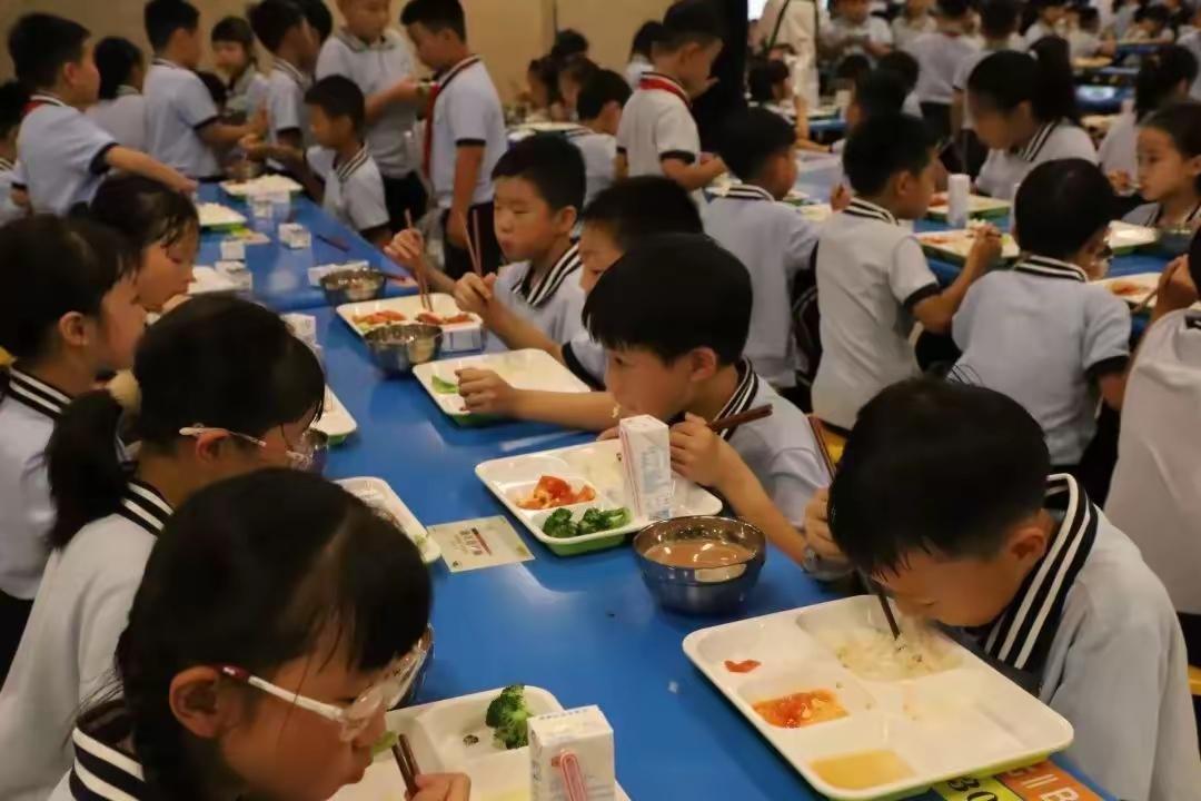 温州家长集体羡慕！这所学校食堂改完，娃天天盼上学温州高铁新城