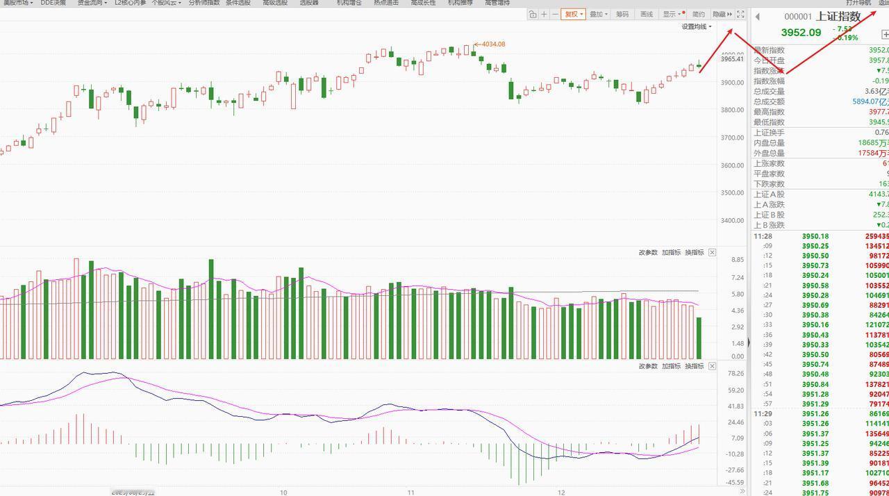 临近中午跳水，近4000家下跌该如何看？抖抖身子，甩掉“尘飞”，结构行情继续