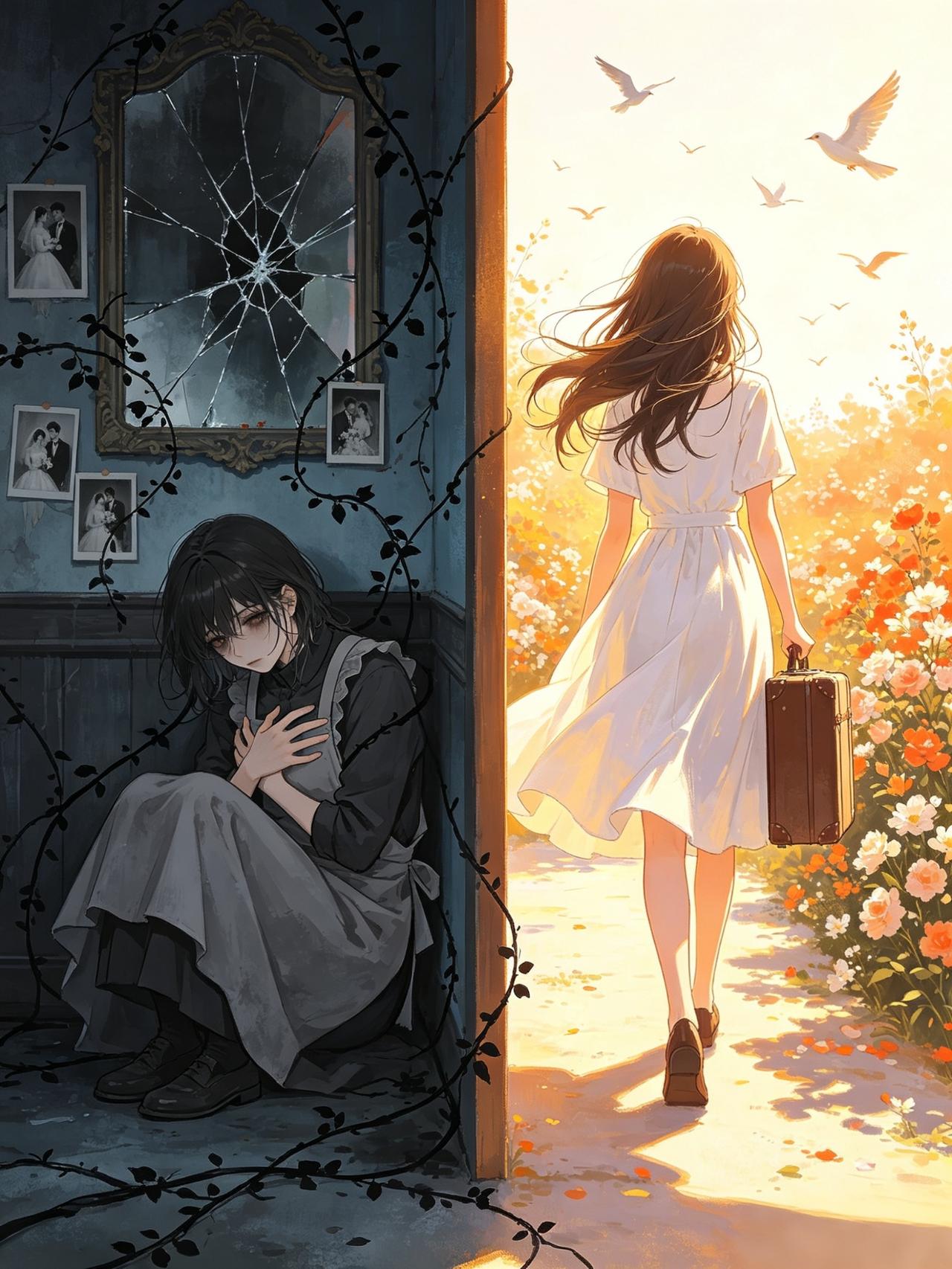 “一段错误的婚姻，就是为了让我遇见那个真正对的人。”看到这句话，我只觉得后