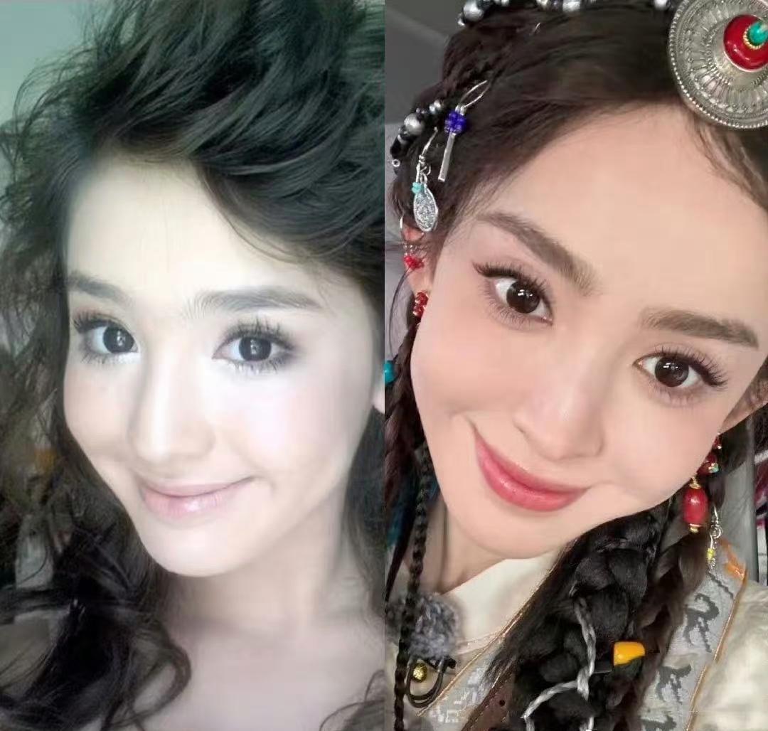 娜扎16岁素颜图曝光，让人大呼不可能！从小美人胚子，一点难看的时候都没有啊