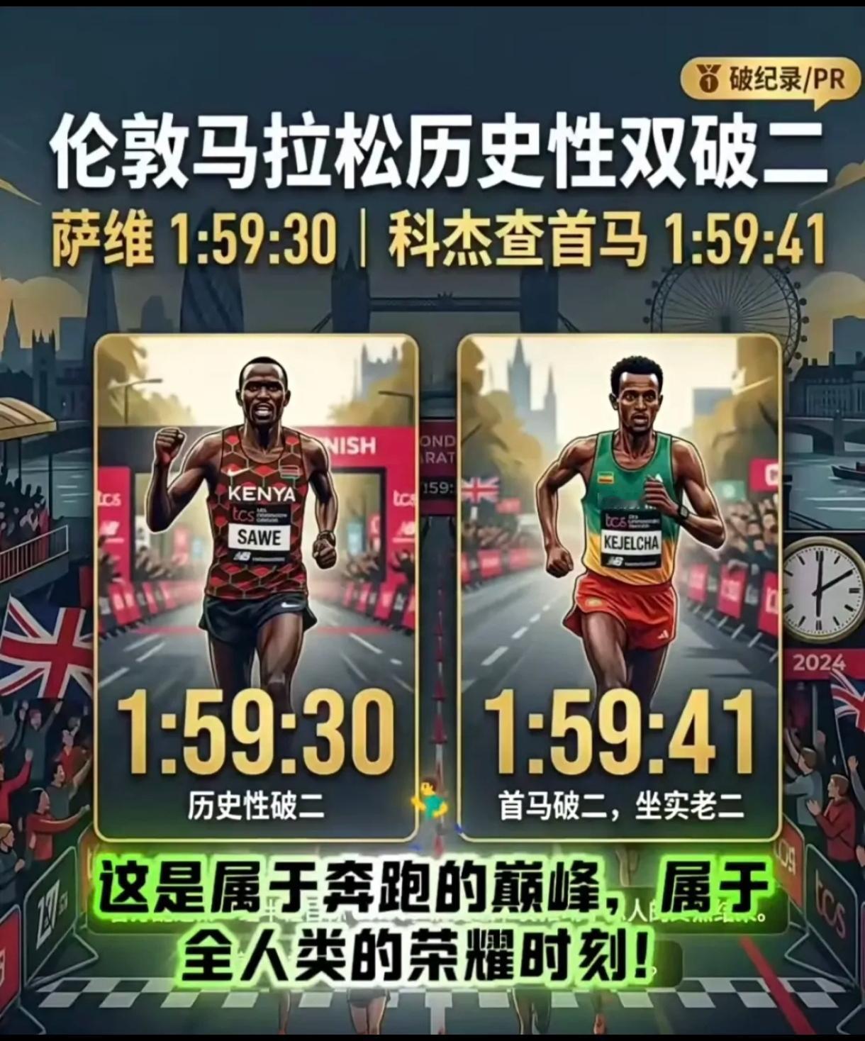 真相大白！最早提出马拉松破2的，根本不是跑者！2026伦敦马拉松，萨维跑出