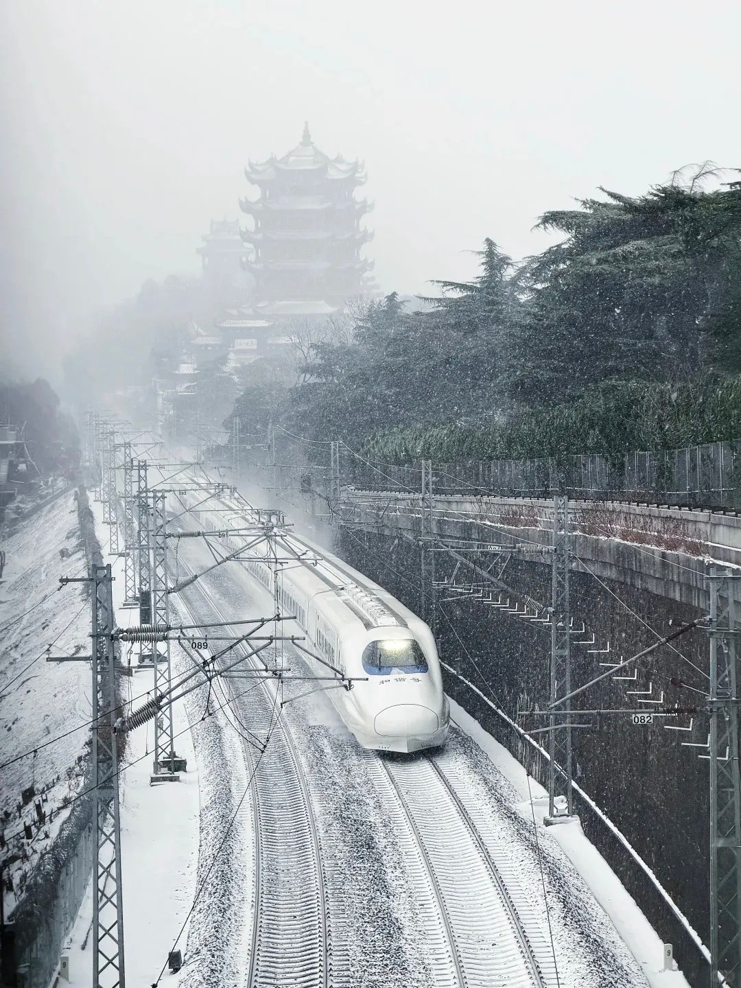 武汉雪景～来自