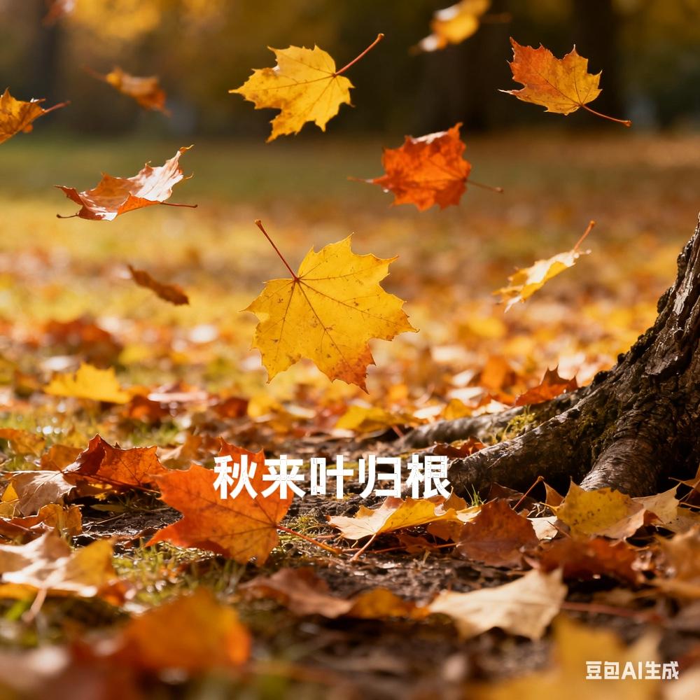 下联：秋来叶归根