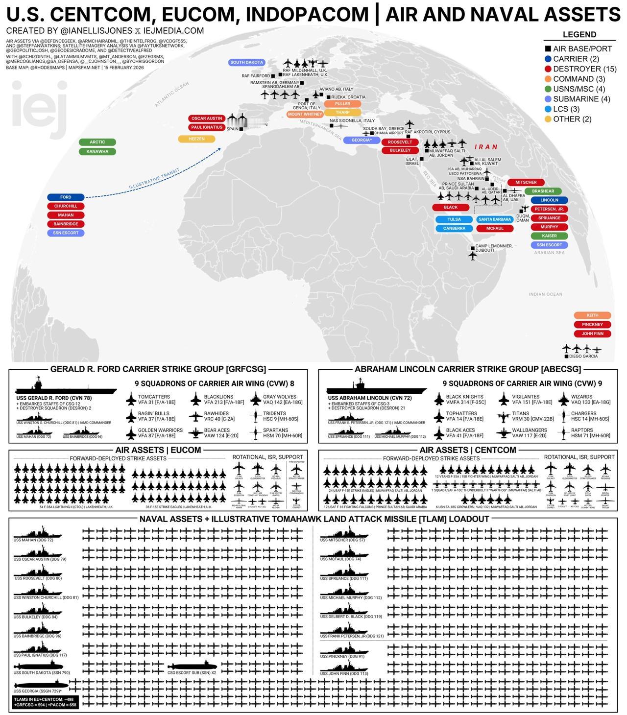要打大仗！开战首日700架次空袭准备！未来伊朗周边将集结2艘航母，11艘驱逐舰，