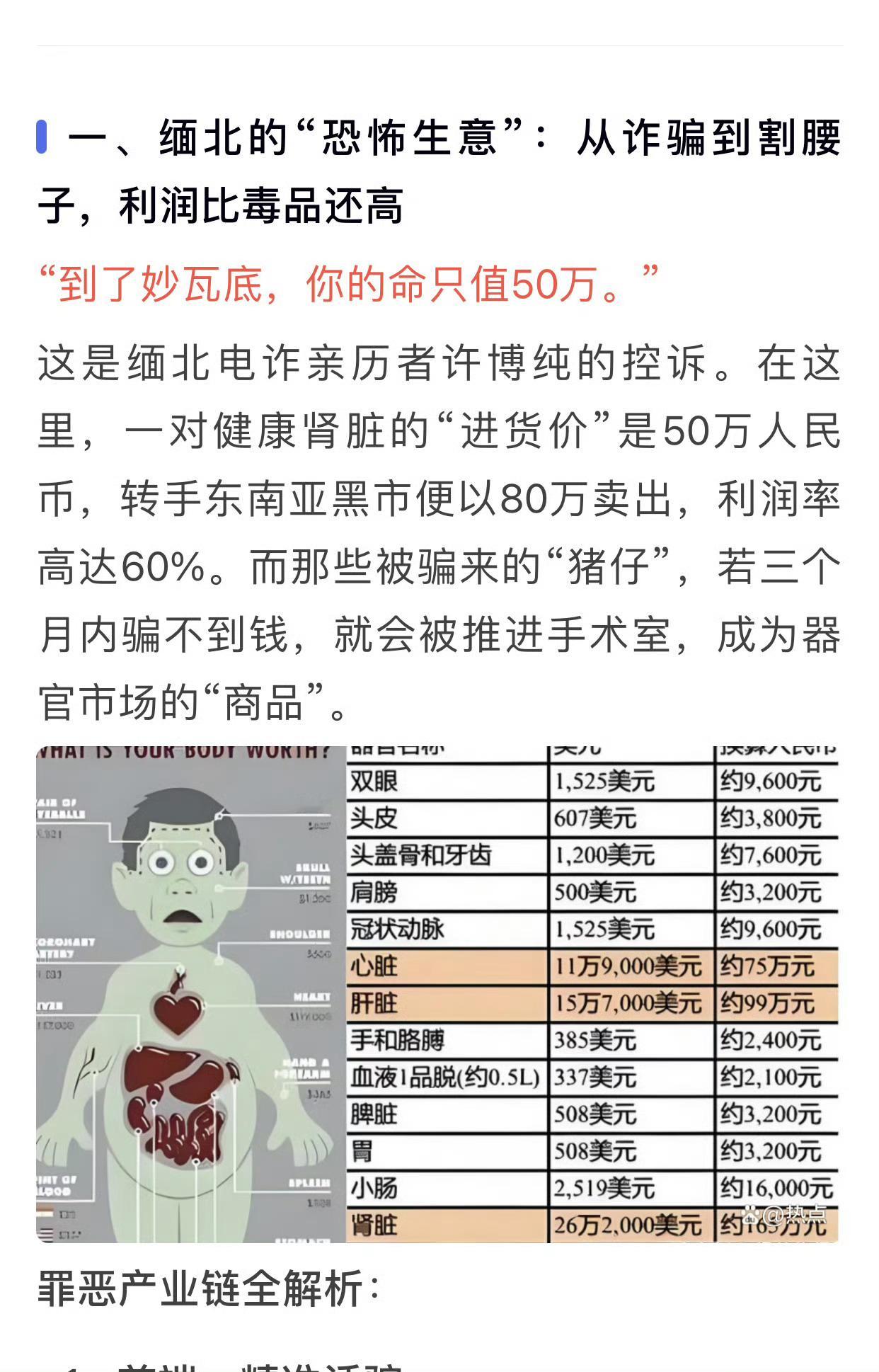 缅北一个中国人卖30多万世界上还存在这样黑暗的地方，恐怖至极，惨无人道！​