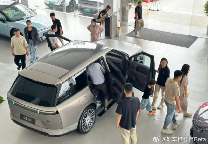 黑马预定？小鹏GX均店新增订单超30台。  日前，博主“孙少军09”透...