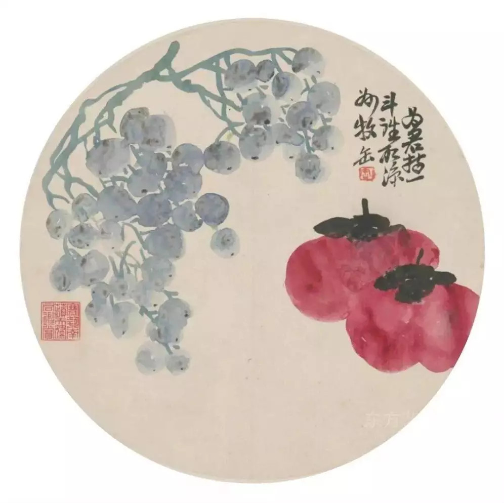 吴昌硕花卉图册。吴昌硕（1844年8月1日—1927年11月29日），初名俊，又