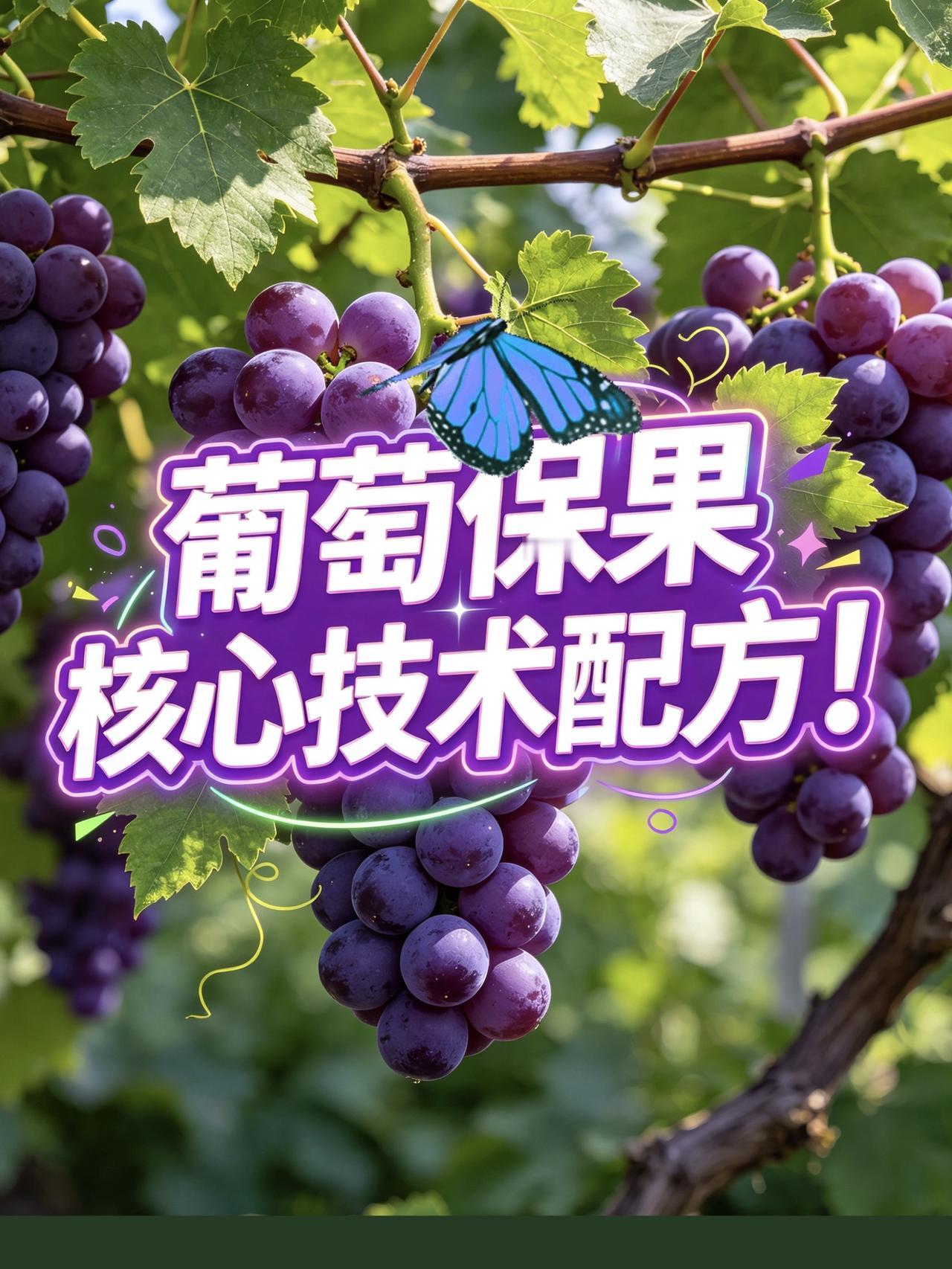 葡萄保果核心配方！葡萄种植
