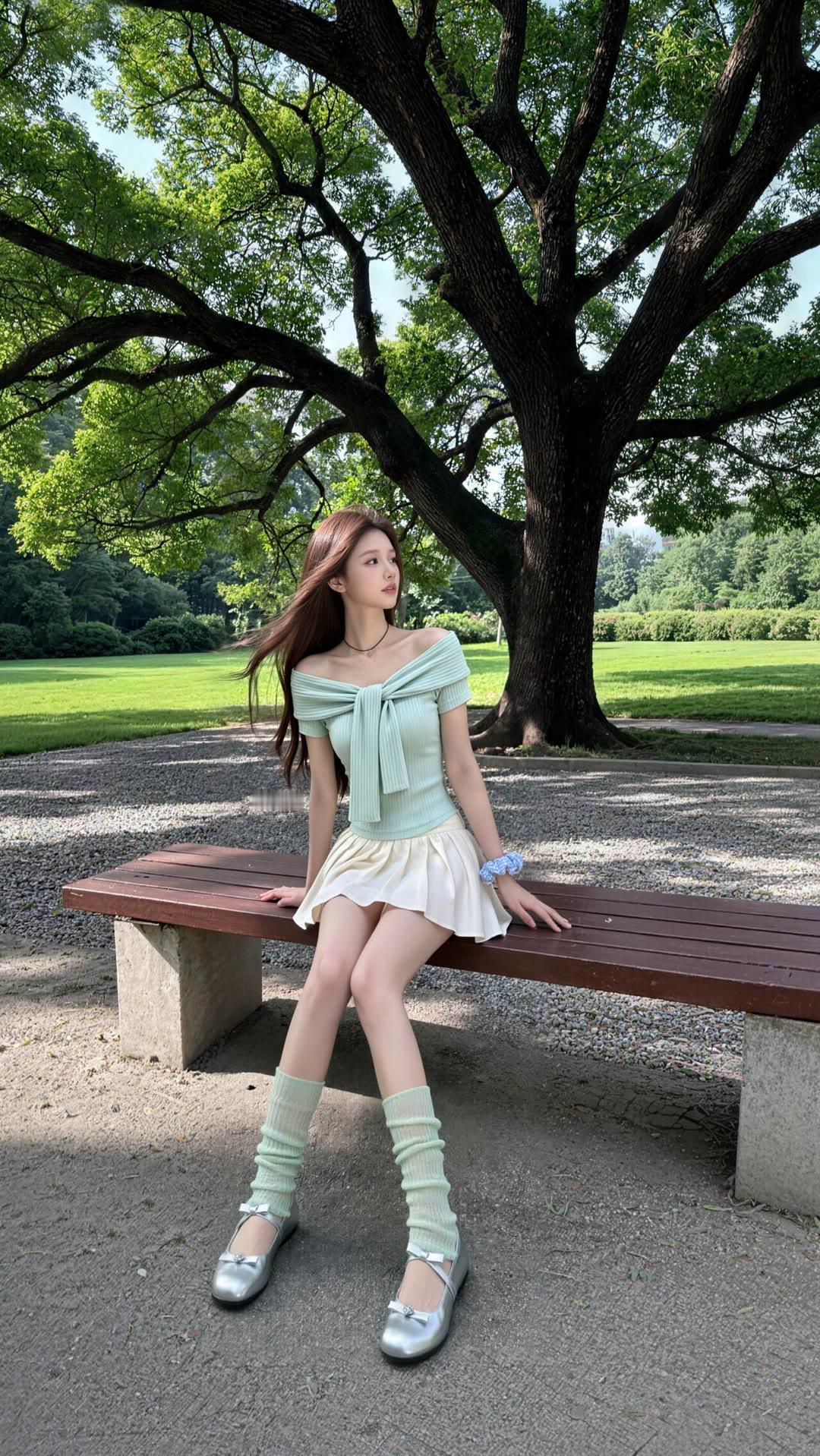 清纯性感想撩你一夏身材很哇塞森系小清新