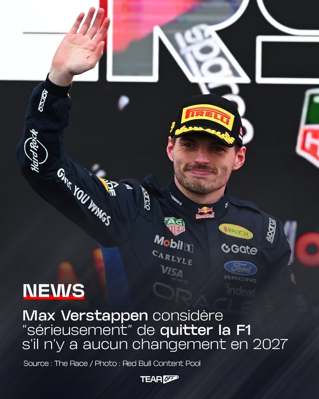 F12026F1加拿大大奖赛维斯塔潘称，如果明年F1规则不改变，他就会选择退役