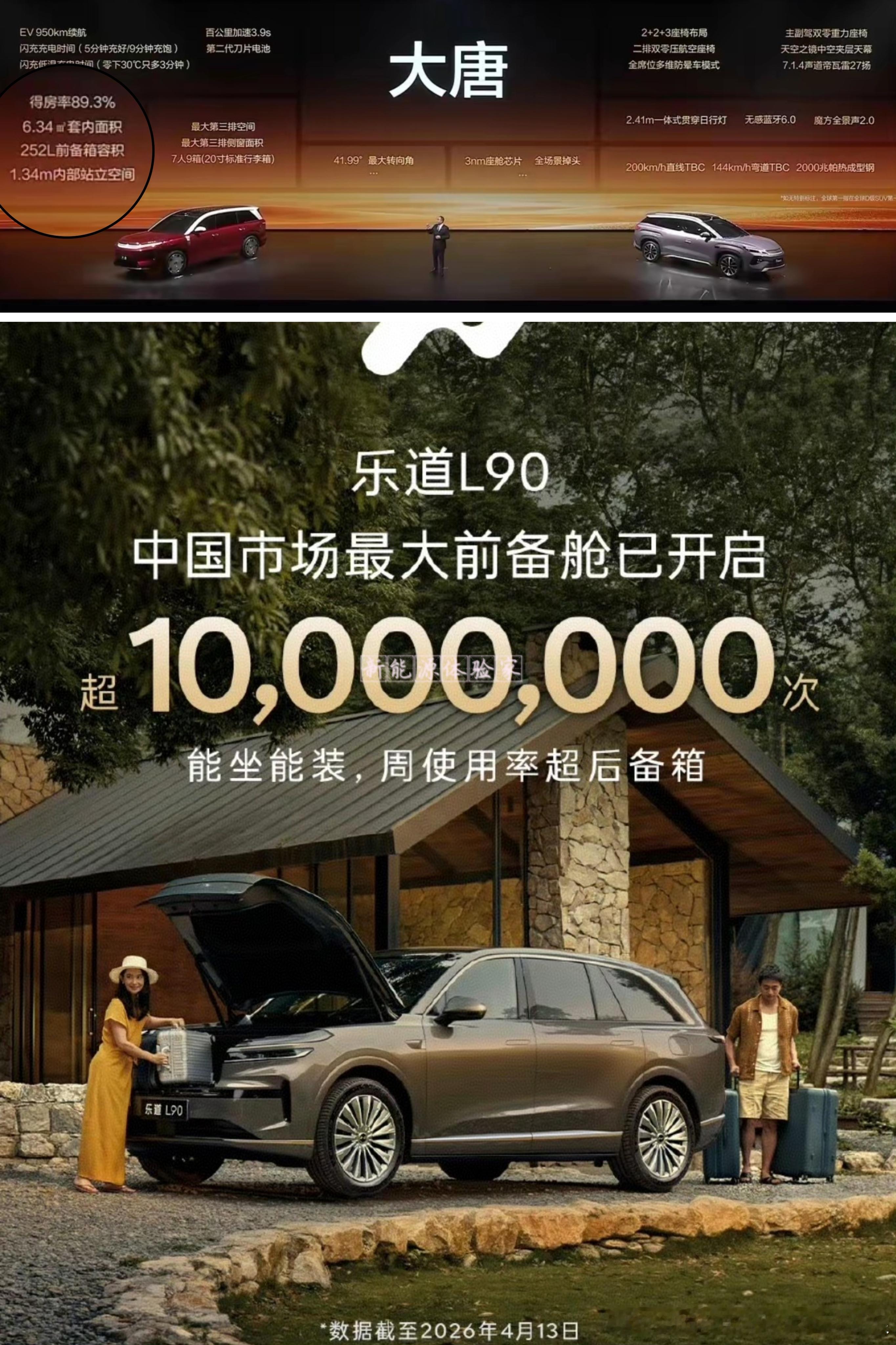 比亚迪大唐252L前备箱，到底有多离谱？别人的后备箱，还没它的前备箱大！刚说完「