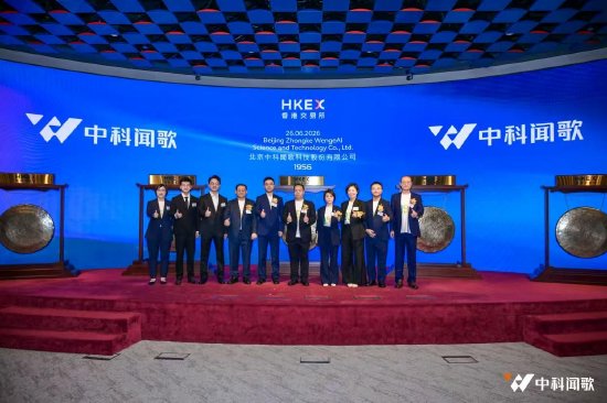 中科闻歌登陆港交所, 上市首日盘中最高涨幅超105%