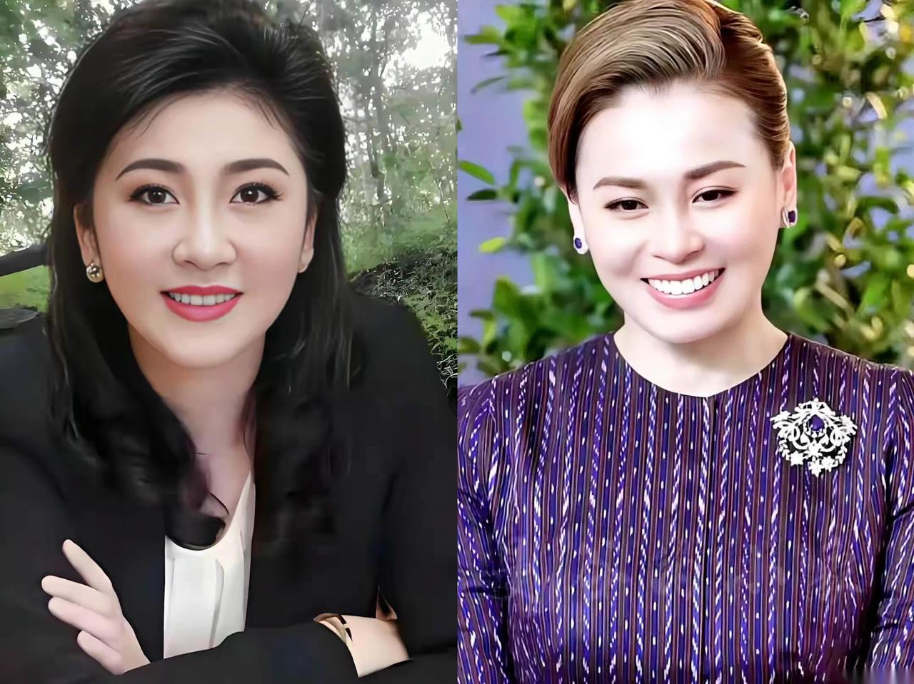 刷到泰国王后这张照片，我是真的愣了三秒！说她和英拉是颜值天花板没毛病，但俩人