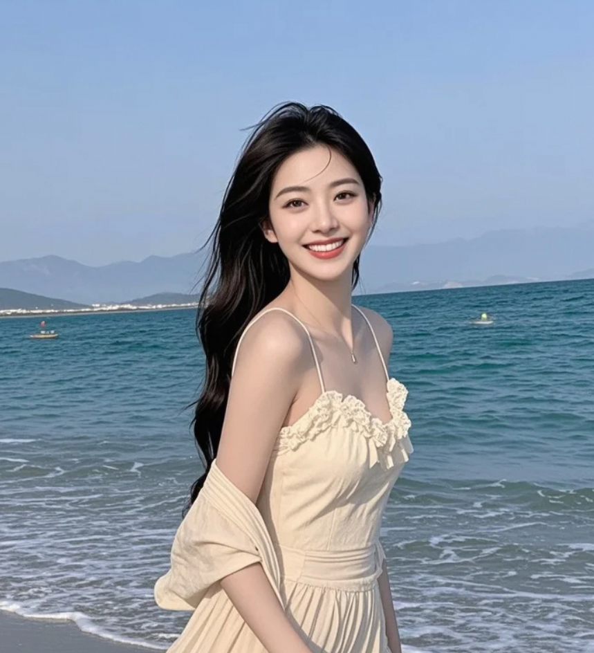 从日出到日落，我在海边拍下了最美的自己