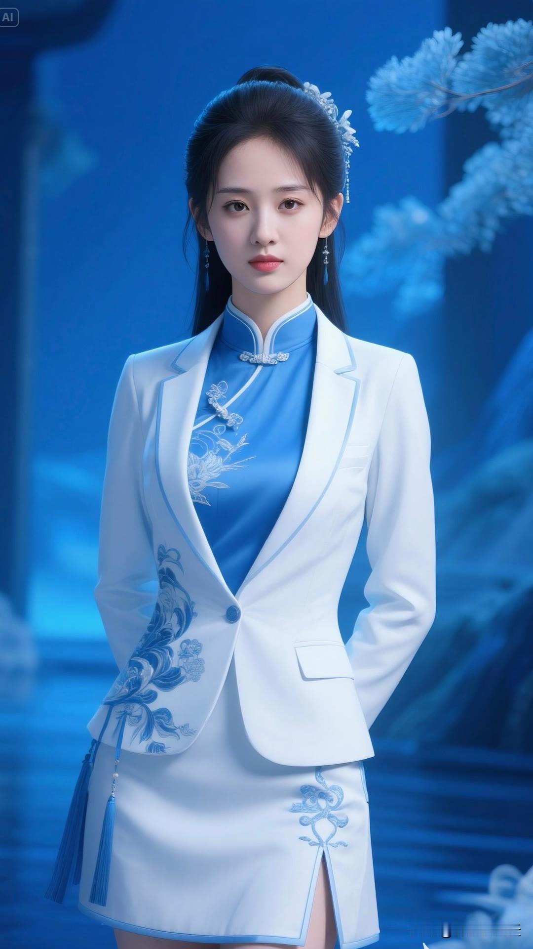 灶糖糊透七夕笺，炊烟写尽长相思。美女人像群高清美女古风