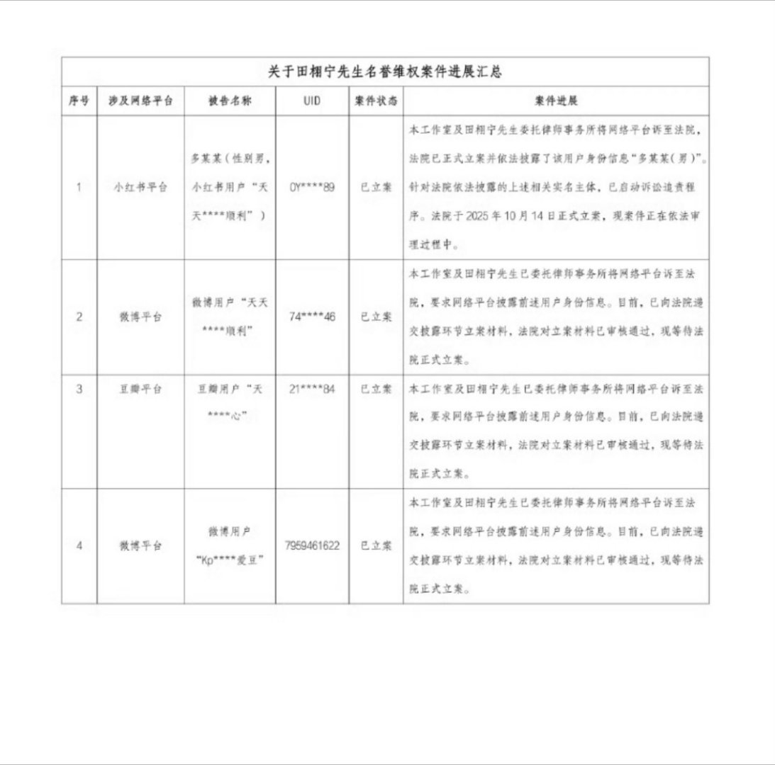 联播文艺不见了！田栩宁告了联播文艺​​​