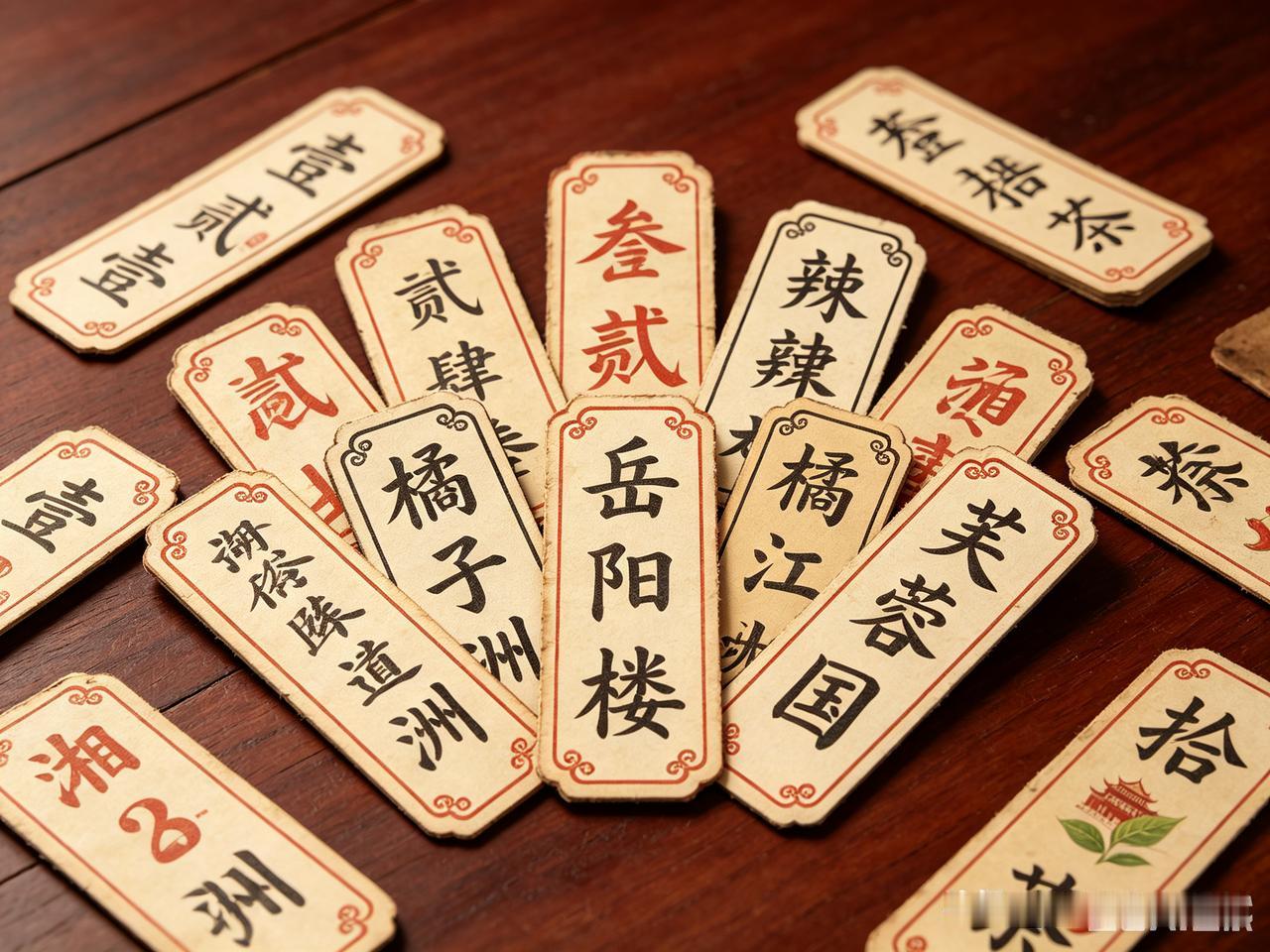 昨天，四个湖南人在打字牌。看得我是眼花缭乱。他们说：“这种字牌只有我们湖南那