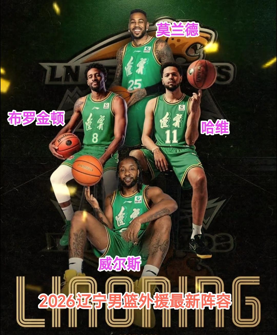 伴随着哈维与布罗金顿加盟辽宁男篮，辽宁男篮的外援短板得到彻底的弥补，威尔斯与莫兰