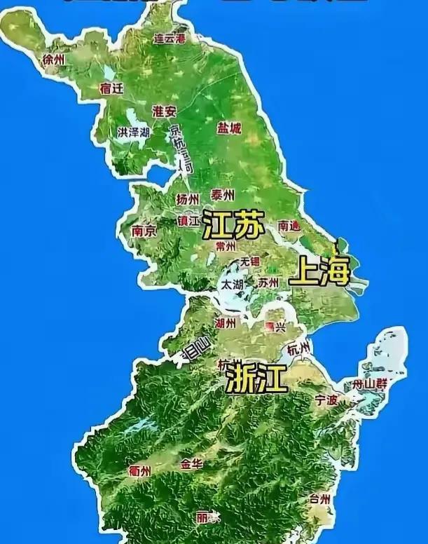 假如全国是一个班，那江浙沪就是成绩排名前几的尖子生，但江苏上海跟浙江不同，前者属
