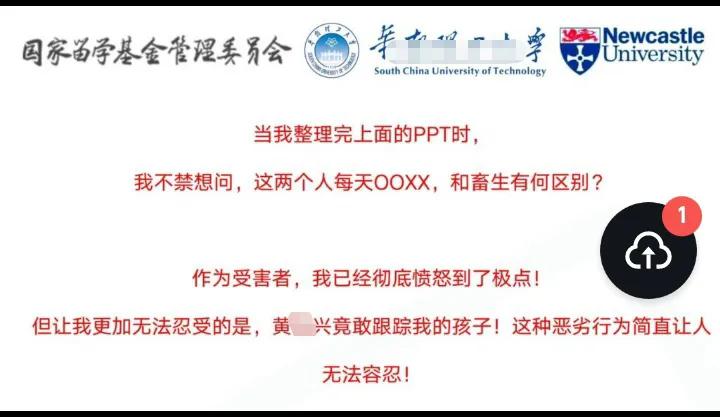 张先生知道妻子王某与黄某在英国出轨后，精心制作68张PPT，刀刀砍向黄某，让人了