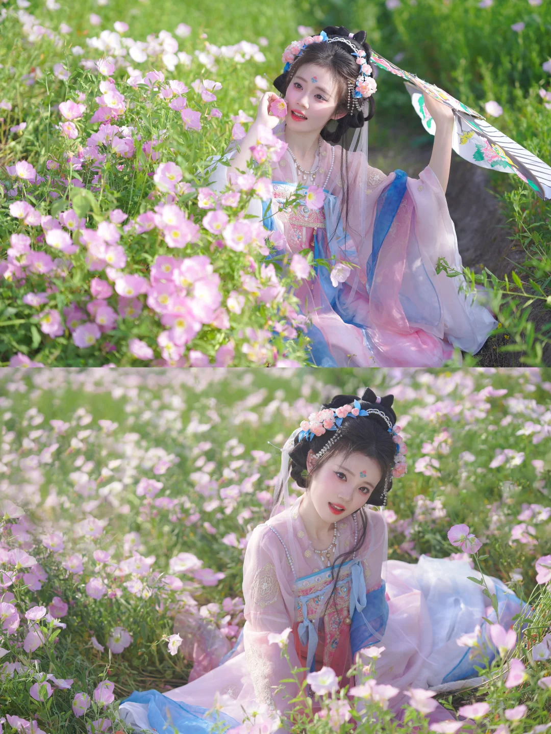 存一些月见草氛围感拍照姿势🌸