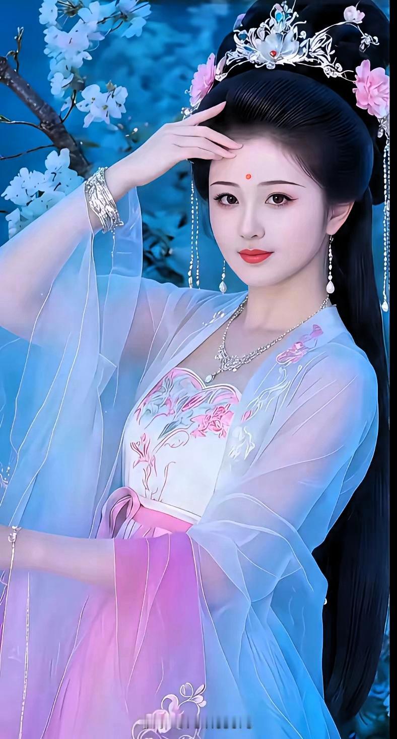 古风美人,花枝招展,韵味十足!