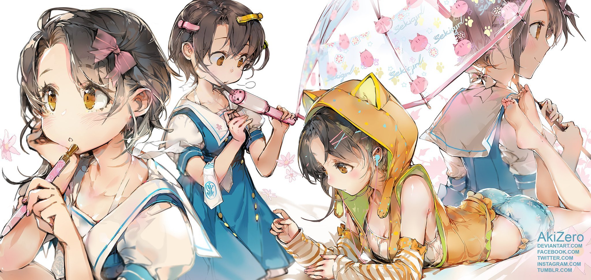 绘画欣赏画师AkiZero，twizero15101991​​​