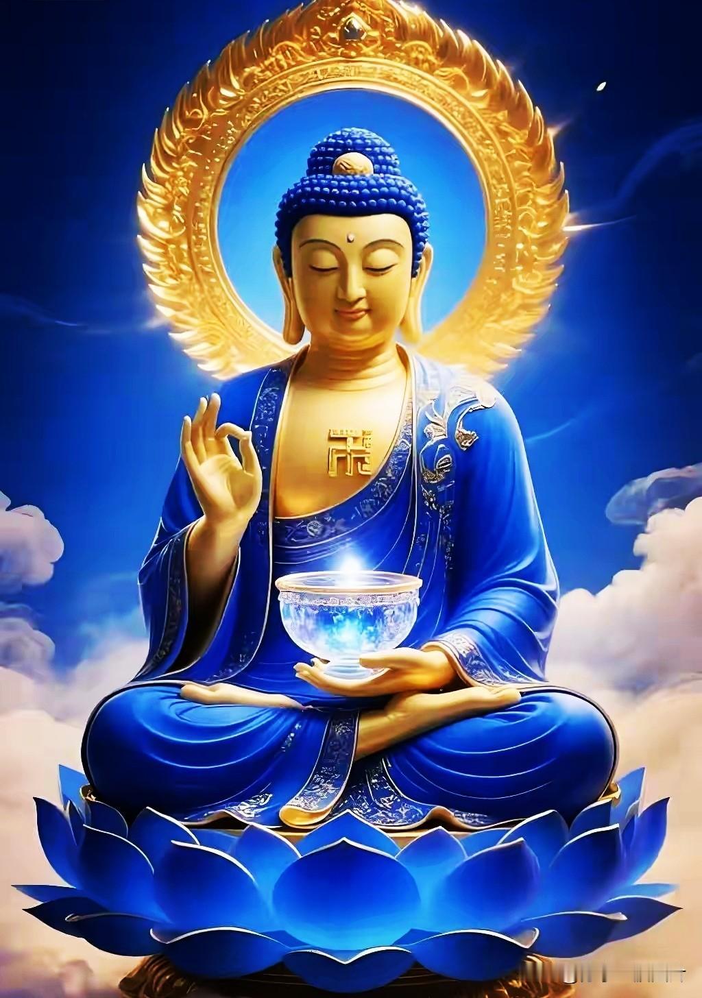 心宽方能少忧，身安便是福气。愿佛光护佑，远离疾苦，身心常安康。