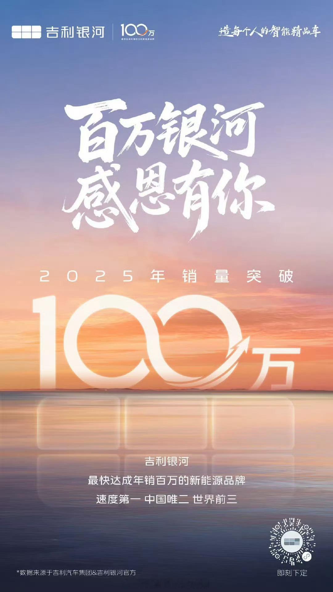 吉利银河今年是彻底爆了。去年全年销量是49.4万辆，今年的销量指引是100