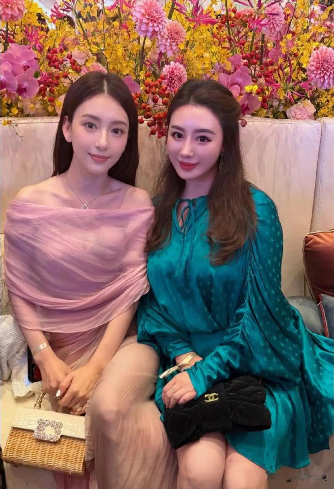 方媛现身豪门婚礼！郭富城老婆方媛也到场送上祝福，39岁的她身穿淡粉色一字肩褶