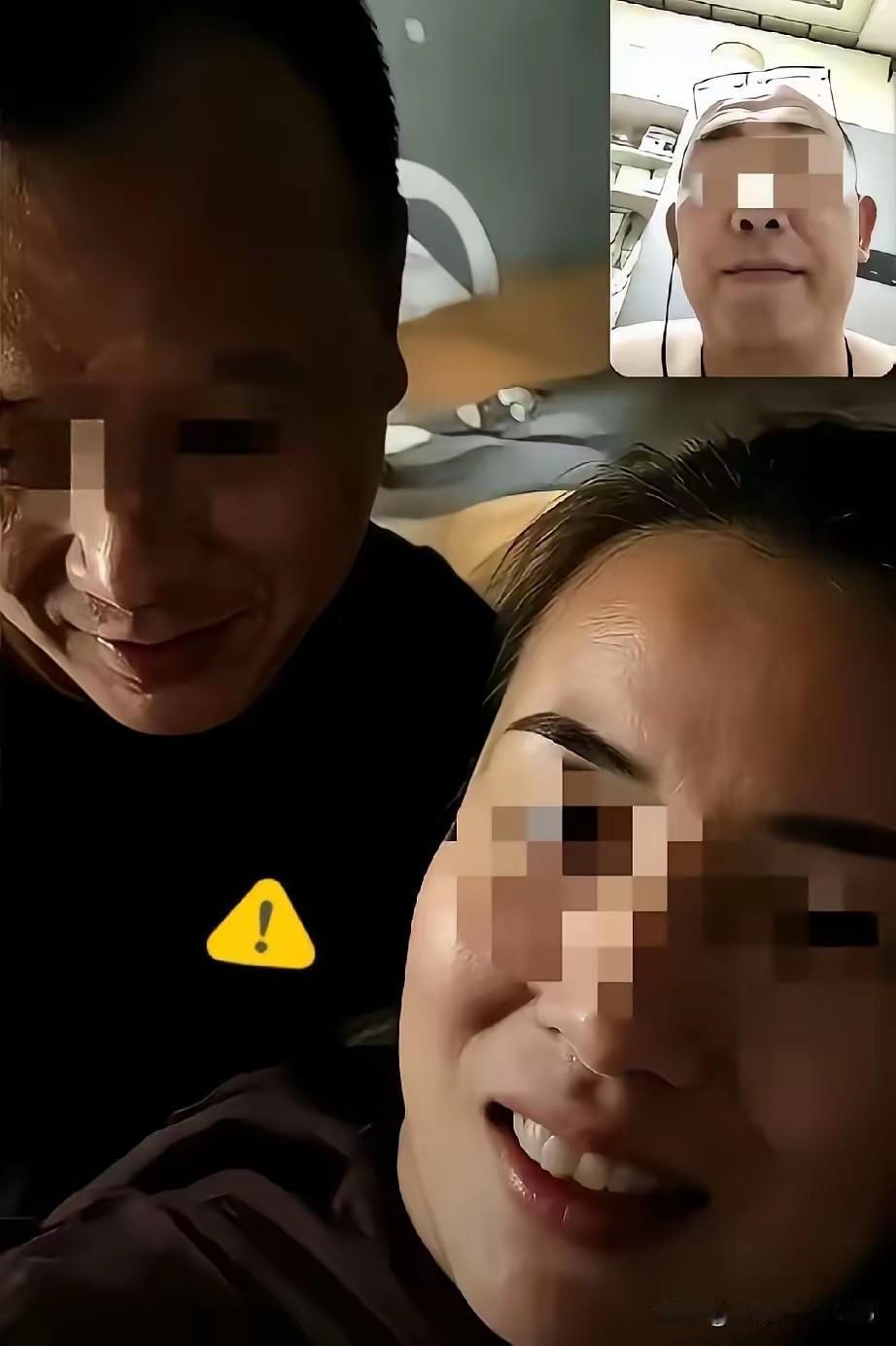 在外务工男子夜里和留守妻子视频通话，妻子笑着聊家常、聊孩子，一切看似正常，但镜头