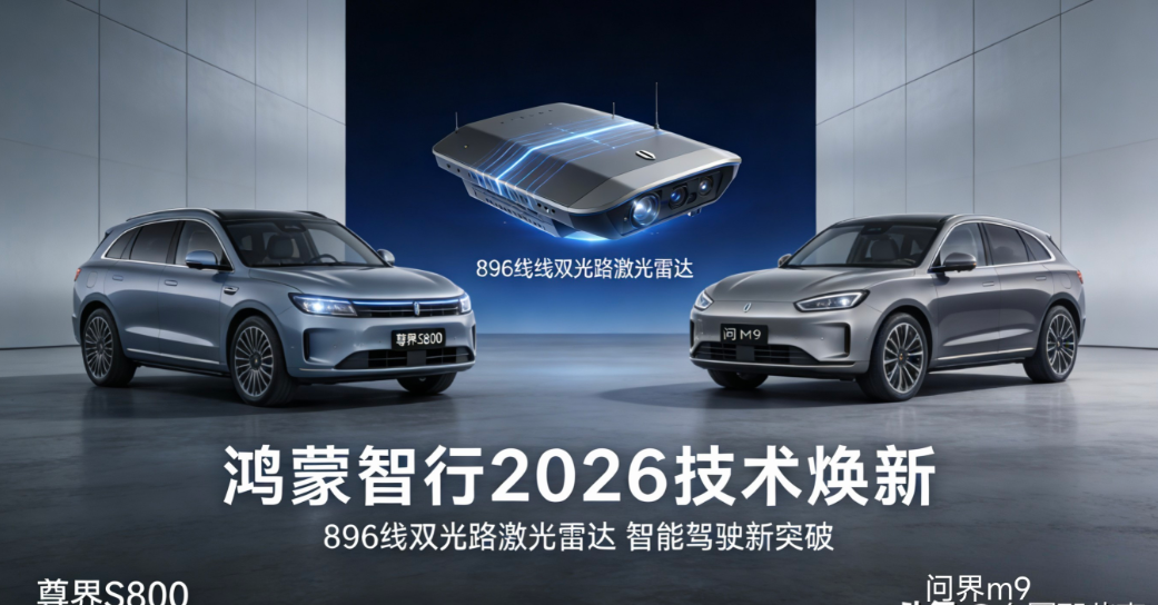 鸿蒙智行2026技术焕新，感知直接迈入图像级！