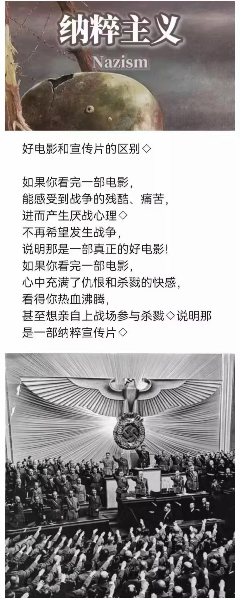 看完后，恨纳粹军国主义还是恨某个民族？是衡量战争影片好差的标准