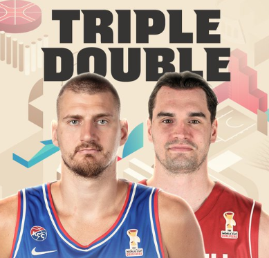 FIBA官方: 约基奇是本届世预赛欧洲赛区唯二取得三双的球员