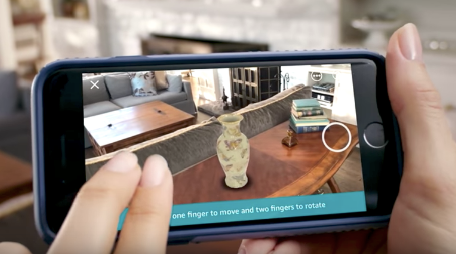 亚马逊推出应用程序ar view 实现在线商品在家可视化