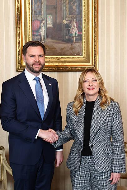 2月6日米兰，鲁比奥跟着团队去见梅洛尼，同场还有美国副总统万斯。说实话，这种场合