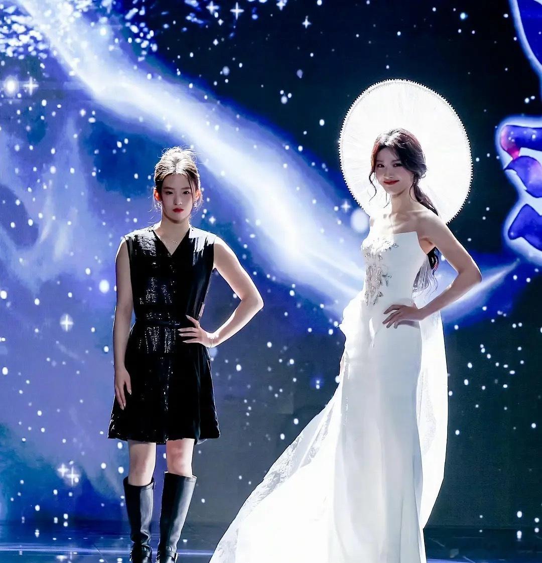 这样一看，卢昱晓真的减了好多