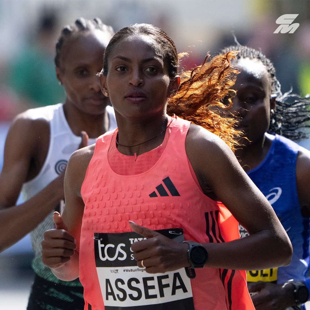 #阿塞法刷新马拉松纯女子世界纪录#2026伦敦马拉松女子组，名将阿塞法创造2小